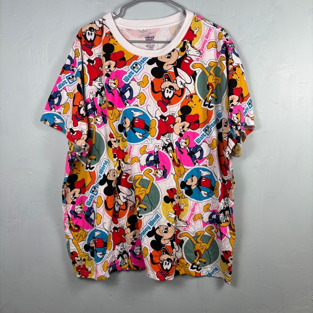 Disney World Vault Collection Mickey Mouse & Friends Multicolor T-Shirt